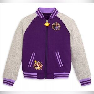 Disney - Wish Asha Star Purple Varsity Jacket (Size 7/8) NWT